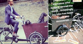 James Middleton recovers his £2k dog bike after it was STOLEN by thieves