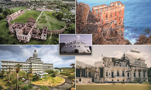 Abandoned Palaces by Michael Kerrigan shows grand palaces and mansions that have fallen into ruin
