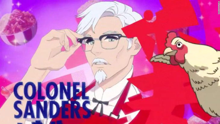 You can date Colonel Sanders in KFC’s dating simulation