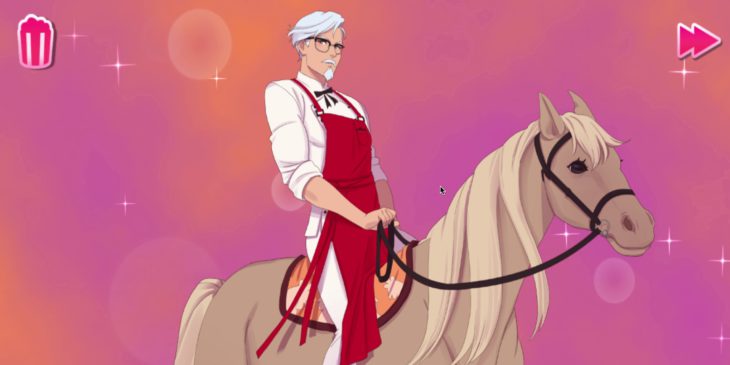 I played KFC’s bizarre Colonel Sanders dating game so you don’t have to