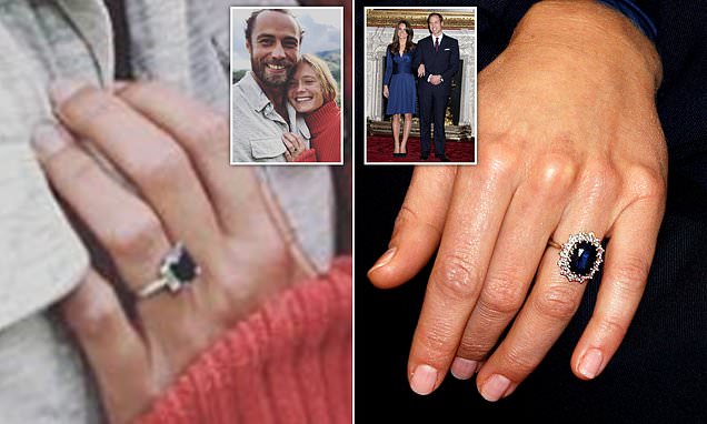 James Middleton proposes to Alizee Thevenet with sapphire ring similar to Kate Middleton’s