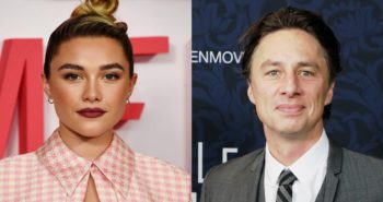 Florence Pugh responded to a shady comment about the 21-year age gap between herself and boyfriend Zach Braff