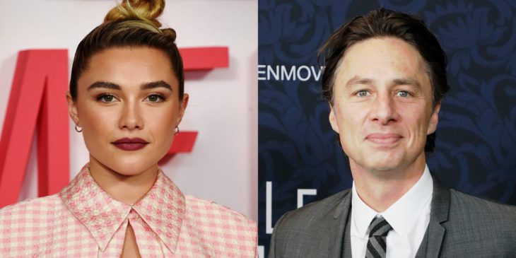 Florence Pugh responded to a shady comment about the 21-year age gap between herself and boyfriend Zach Braff