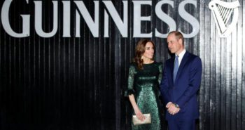 ‘It’s not often I find myself following the Queen to a pub’ – Duke and Duchess of Cambridge visit Guinness Storehouse