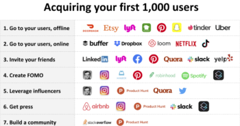 How the biggest consumer apps got their first 1k users