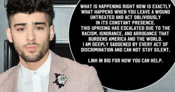 Zayn Malik ‘deeply saddened’ by George Floyd killing as he posts statement amid nationwide protests