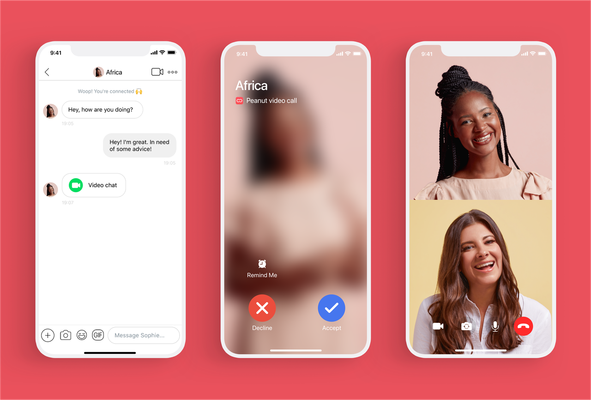 Social networking app for women, Peanut, is rolling out video chat
