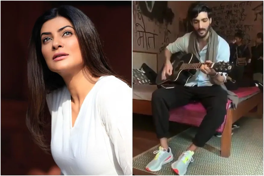 Sushmita Sen Shares Romantic Video of Boyfriend Rohman Shawl Singing for Her on Sets of Aarya – News18