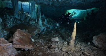 Evidence of Prehistoric Ochre Mine Found in Submerged Mexican Caves