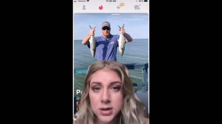 Woman Gives Hilarious Reviews Of Men Holding A Fish In Their Profile Pictures On Tinder