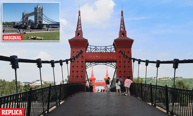 Welcome to the ‘Tower Bridge of China’: City tries to clone London’s landmark for tourists
