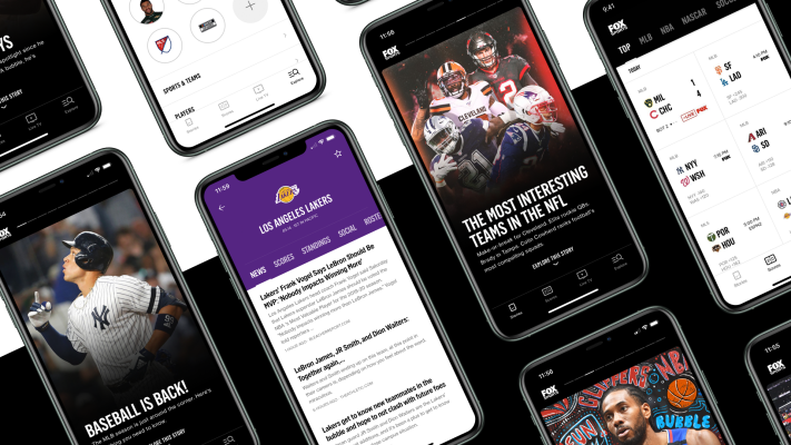Fox Sports launches redesigned app with modern design, bonus camera angles