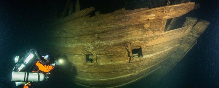 Eerily Well-Preserved 17th Century Ship Found in The Dark Waters of The Baltic Sea