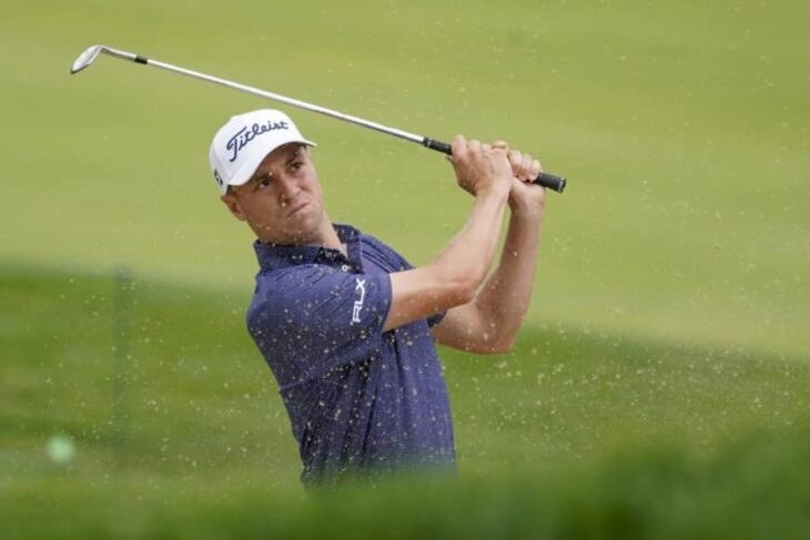 Justin Thomas takes U.S. Open lead on soft, kind Winged Foot