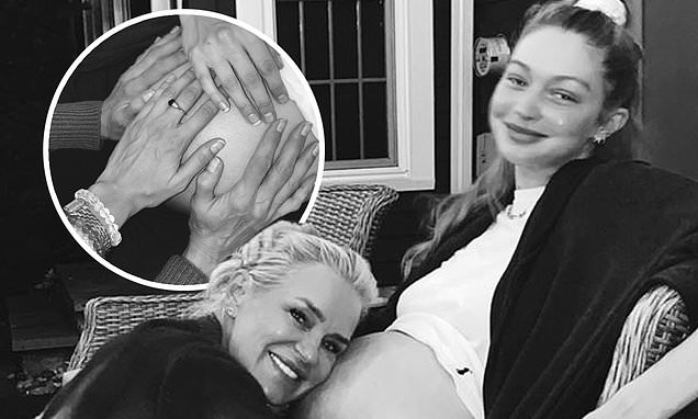 Gigi Hadid’s mother Yolanda says they are ‘waiting patiently’ for her baby’s arrival